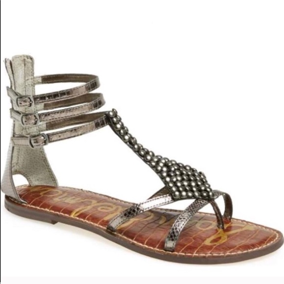 Sam Edelman Shoes - Sam Edelman Ginger gladiator sandal pewter 8.5